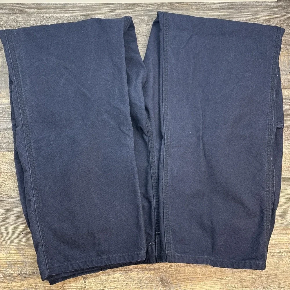 Carhartt FR Pants Navy‎ Flame Resistant NFPA 2112 Men's 40X36 (Measure 40X35)